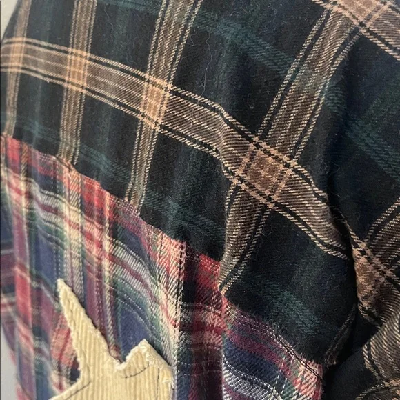 Natural Life Black and Brown Plaid Shirt - Picture 6 of 9